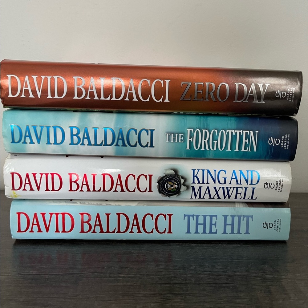 David Baldacci Hardcover Books Suspense Novelist